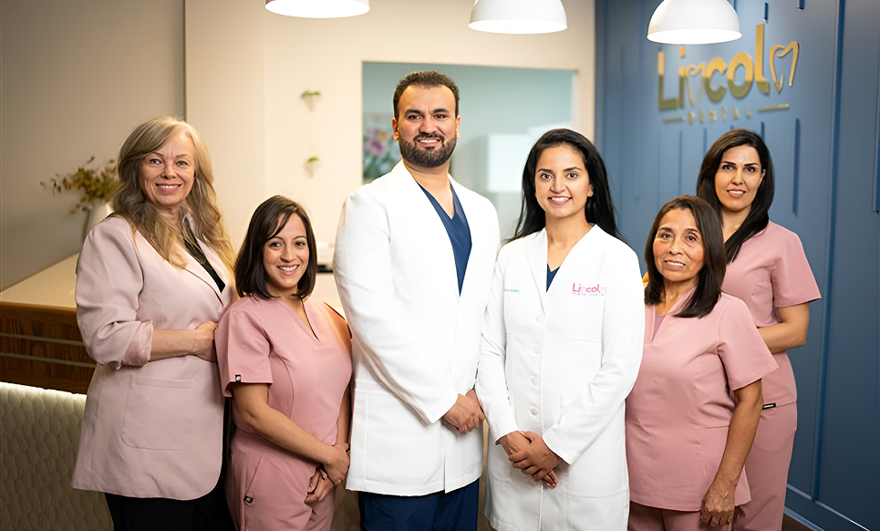 Dental team at Lincoln Dental Center